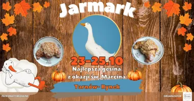 Obraz do artykułu: Gęsina, rogale i świętomarcińska tradycja. Tarnowski Rynek wypełni się smakami jesieni
