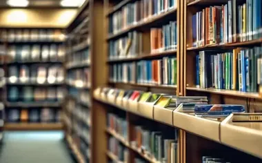 Przedszkolaki z PP nr 15 wchodzą do biblioteki na Krzyskiej