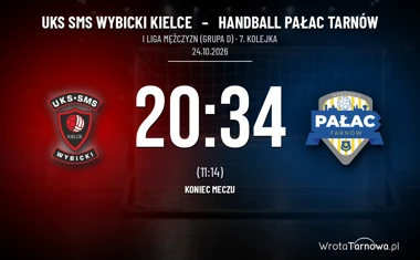 [PIŁKA RĘCZNA] UKS SMS Wybicki Kielce – Handball Pałac Tarnów 20:34. Mocny wyjazd w I Lidze Mężczyzn (Grupa D)