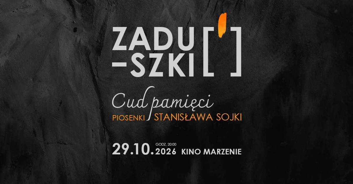 Grafika promocyjna wydarzenia Cud pamięci