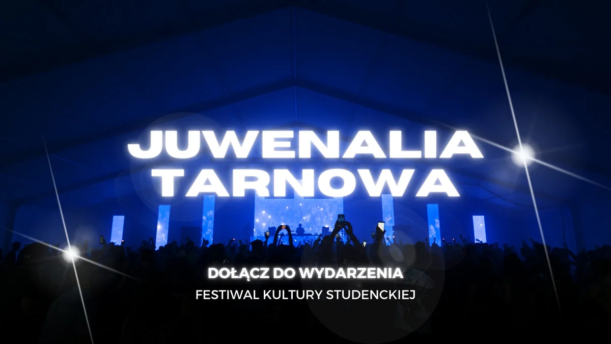Grafika promocyjna wydarzenia Festiwal muzyczny dla studentów w Tarnowie w październiku 2025