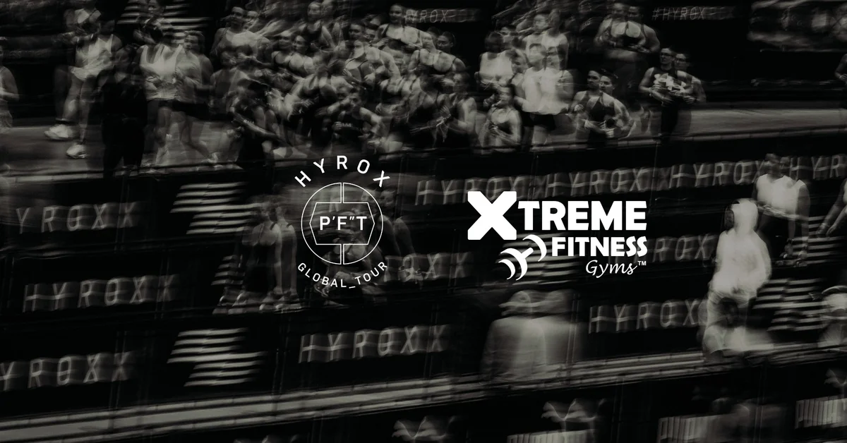 Grafika promocyjna wydarzenia HYROX test sprawności PFT w Tarnowie