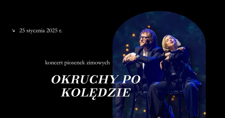 Grafika promocyjna wydarzenia Koncert „Okruchy po kolędzie” — piosenki zimowe w Tarnowie