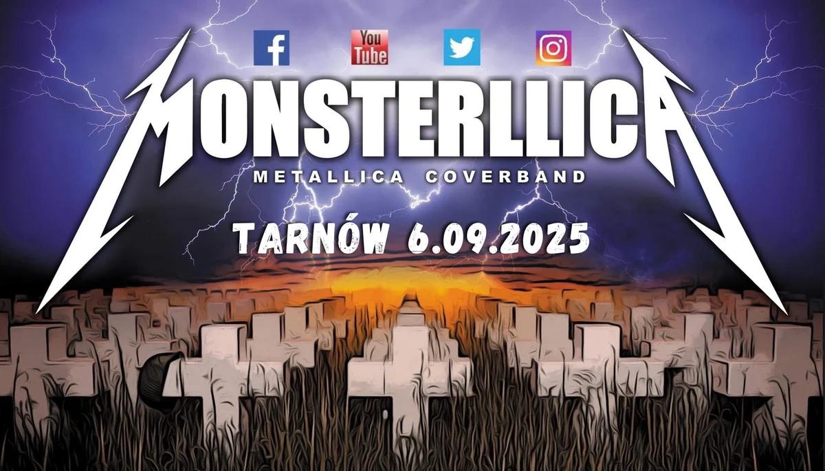 Grafika promocyjna wydarzenia Koncert zespołu Monsterllica w Tarnowie