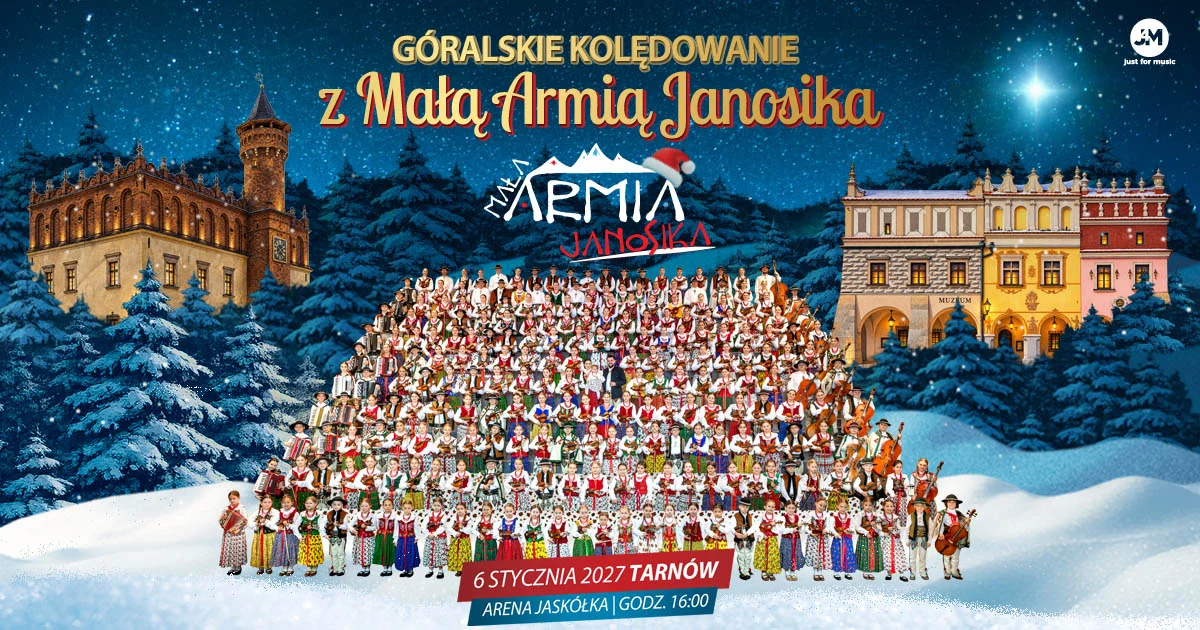 Grafika promocyjna wydarzenia Mała Armia Janosika w Tarnowie