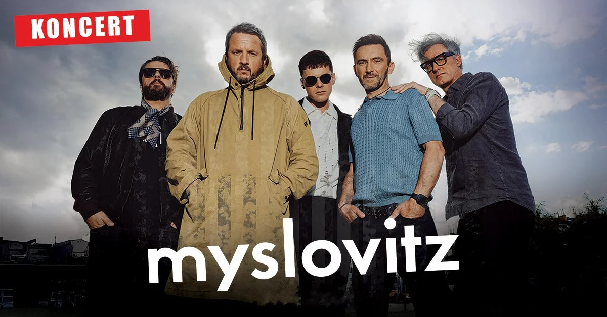 Grafika promocyjna wydarzenia Myslovitz w Tarnowie — koncert jesienią 2025