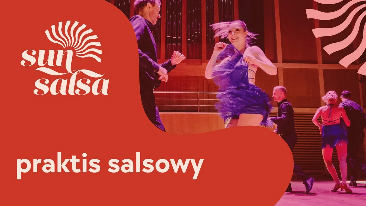 Grafika promocyjna wydarzenia Praktis SALSY – taneczny wieczór
