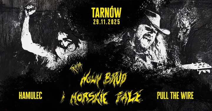Grafika promocyjna wydarzenia Pull the Wire x Hamulec — koncert w Piwnicy Przepraszam (Tarnów)