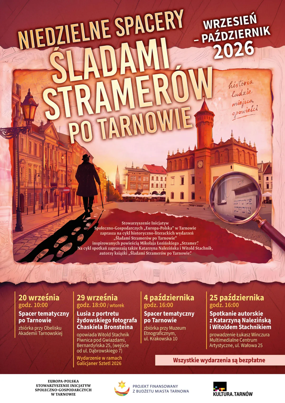 Grafika promocyjna wydarzenia Spotkanie autorskie z Katarzyną Nalezińską i Witoldem Stachnikiem
