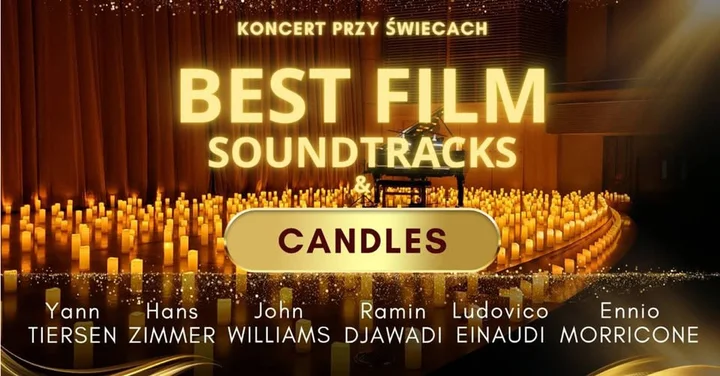 Grafika promocyjna wydarzenia Best Film Soundtracks & Candles — koncert w blasku świec w Tarnowie