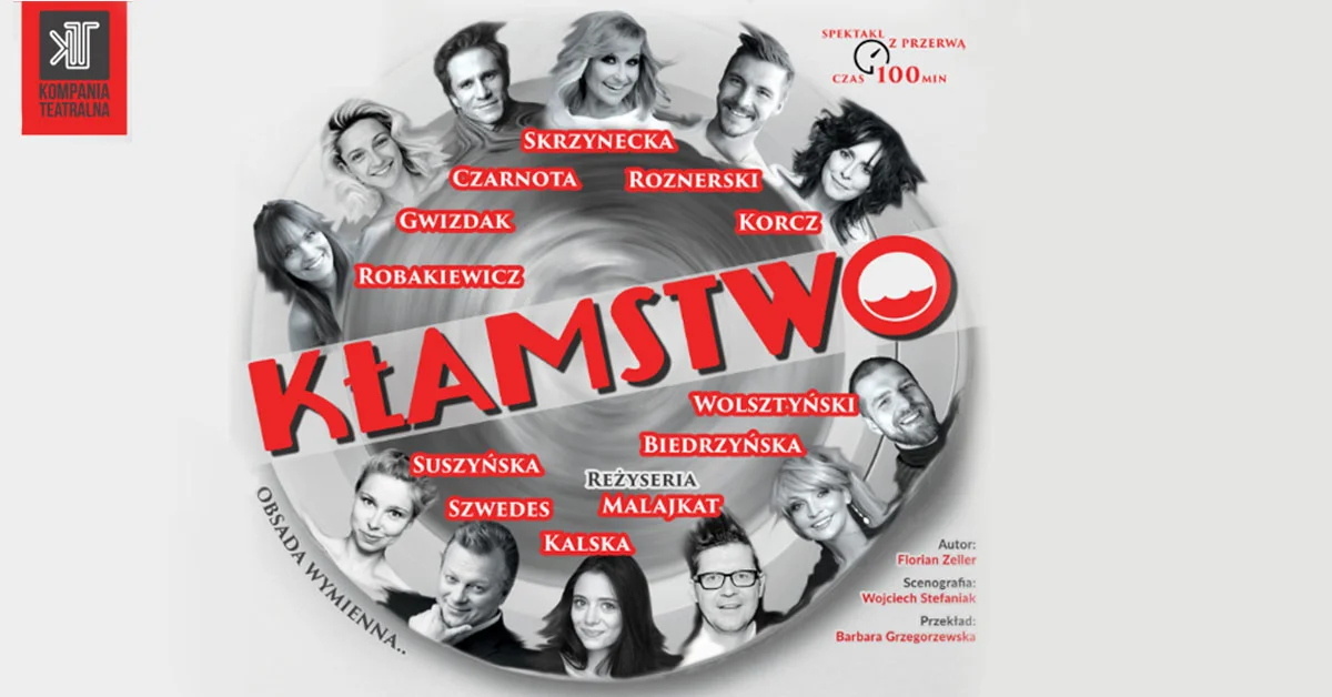 Grafika promocyjna wydarzenia Tarnów: Kłamstwo – spektakl pełen zwrotów