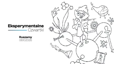 Grafika promocyjna wydarzenia Eksperymentalne Czwartki