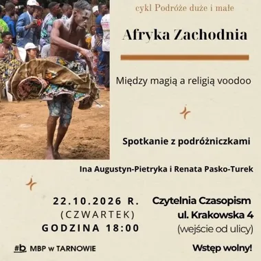 Grafika promocyjna wydarzenia Między magią a religią voodoo