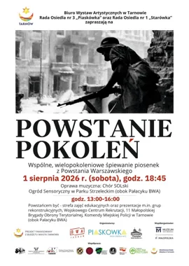 Grafika promocyjna wydarzenia Powstanie Pokoleń