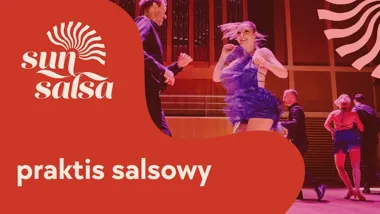 Grafika promocyjna wydarzenia Praktis SALSY – taneczny wieczór