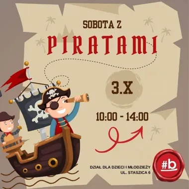 Grafika promocyjna wydarzenia Sobota z piratami