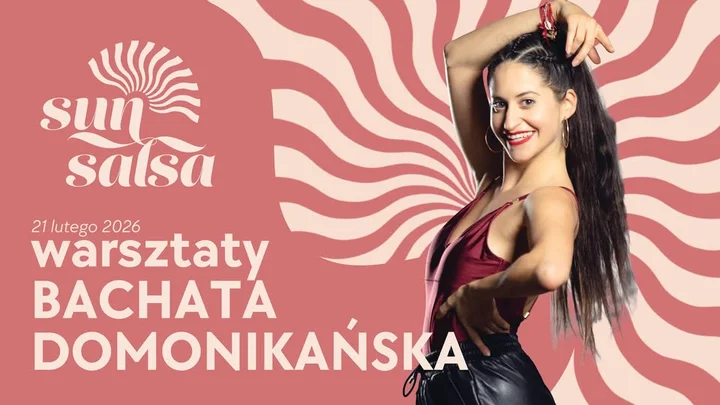 Grafika promocyjna wydarzenia Warsztaty Bachaty Dominikańskiej z Heidi — poczuj karaibski sabor