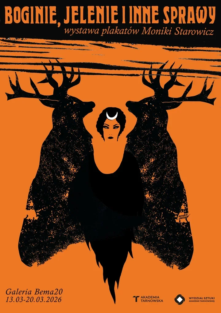 Plakaty Moniki Starowicz zagościły w Galerii Bema20 – obrazy między symbolem a opowieścią