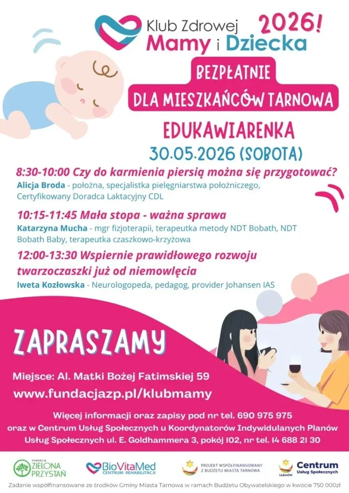 W Tarnowie trzy rozmowy przy kawie o karmieniu i rozwoju niemowlęcia