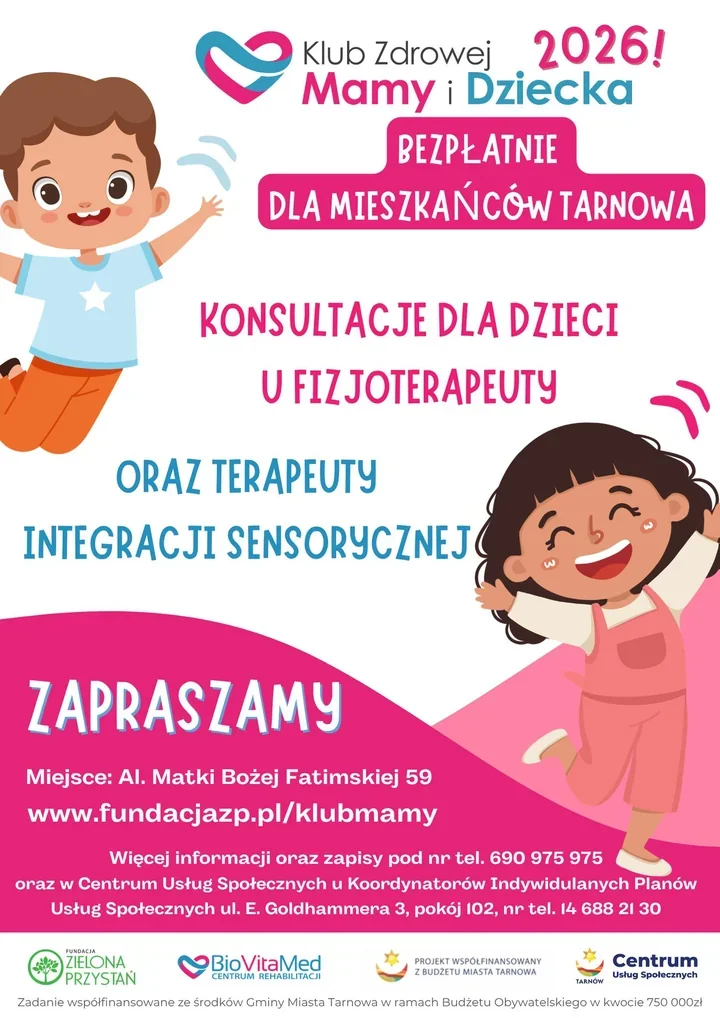Klub Zdrowej Mamy i Dziecka wraca. Bezpłatne konsultacje dla dzieci