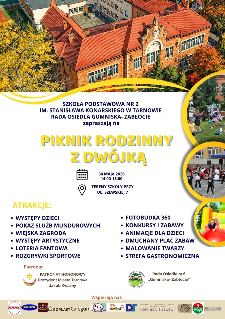 Na dziedzińcu Dwójki szykuje się rodzinny festyn pełen atrakcji