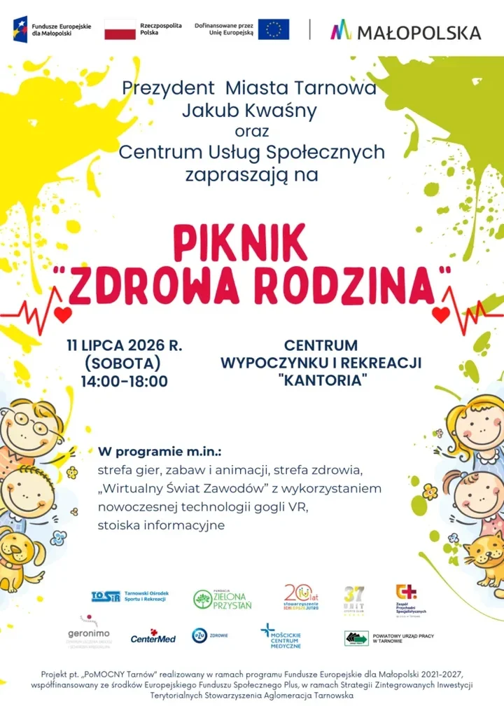 Gry, VR i medyczne porady na Kantorii. Tarnów szykuje rodzinny piknik