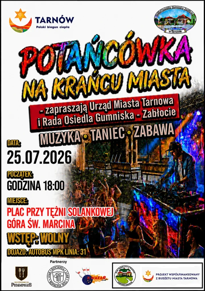 Potańcówka na Marcince. Taniec pod tężnią na Górze św. Marcina