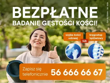 Bezpłatne badanie kości w Tarnowie. Osteobus przyjmie dwie grupy pacjentów