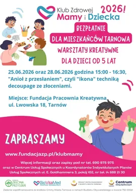 W Tarnowie wracają darmowe warsztaty dla dzieci. Powstanie anioł z przesłaniem
