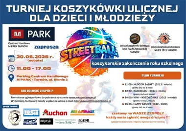 Młodzi koszykarze zagrają na parkingu. W Tarnowie szykuje się turniej uliczny