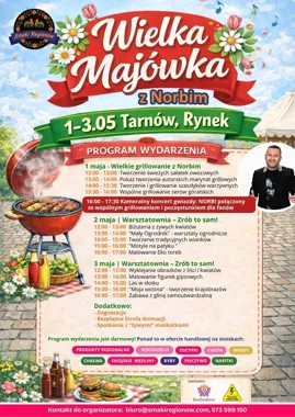 Rynek w Tarnowie zamieni się w wielką kuchnię. Majówka ma smak zabawy