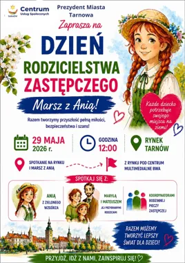 Marsz z Anią przejdzie przez rynek Tarnowa i przypomni o rodzinach zastępczych