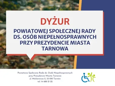W Tarnowie ruszają dyżury, na których można zgłosić każdą barierę