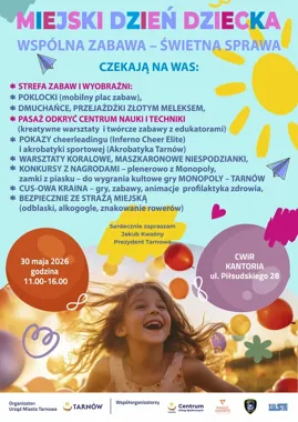 Kantoria zamieni się w wielki plac zabaw. Tarnów szykuje dzień pełen atrakcji