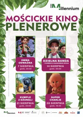 Cztery wieczory z kinem pod chmurką w Mościcach. Wstęp jest wolny