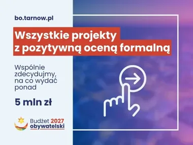 Wszystkie projekty tarnowskiego budżetu obywatelskiego przeszły ocenę formalną