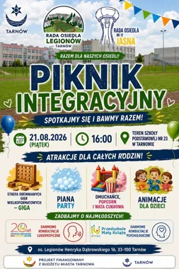 Piana, dmuchańce i 40 gier. Dwa tarnowskie osiedla organizują piknik