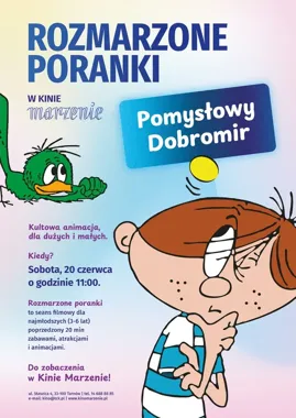 Dobromir wraca na wielki ekran. W Tarnowie czeka poranek dla dzieci