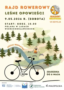 Leśne opowieści na rowerach. Tarnowska wyprawa łączy ruch i książki