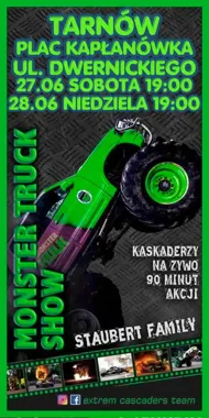 Monster Truck Show w Tarnowie. Ogień, drift i wielkie silniki na żywo