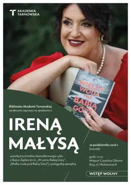 Irena Małysa spotka się z czytelnikami w Tarnowie. Wstęp będzie wolny
