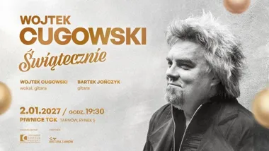 Wojtek Cugowski w świątecznym repertuarze. Koncert odbędzie się w Piwnicach TCK