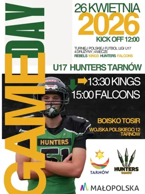 Hunters Tarnów znów na murawie. W Tarnowie szykuje się futbolowy dzień