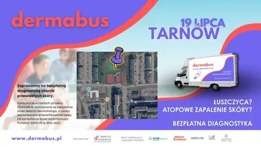 Dermabus przyjedzie do Tarnowa. Dermatolodzy przyjmą całe rodziny