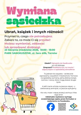 Jedna rzecz zalega w domu? W Tarnowie będzie można ją wymienić lub sprzedać