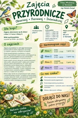 Dzieci ruszą w teren niezależnie od pogody. Nowe zajęcia w Tarnowie