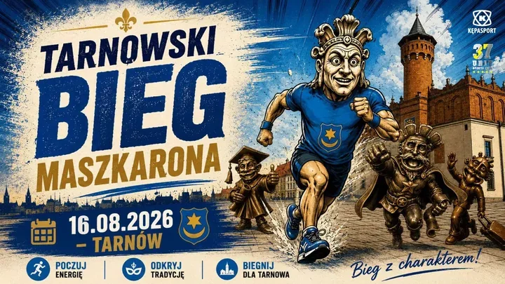 Tarnowski Bieg Maszkarona na 10 kilometrów. Dzieci pobiegną osobno