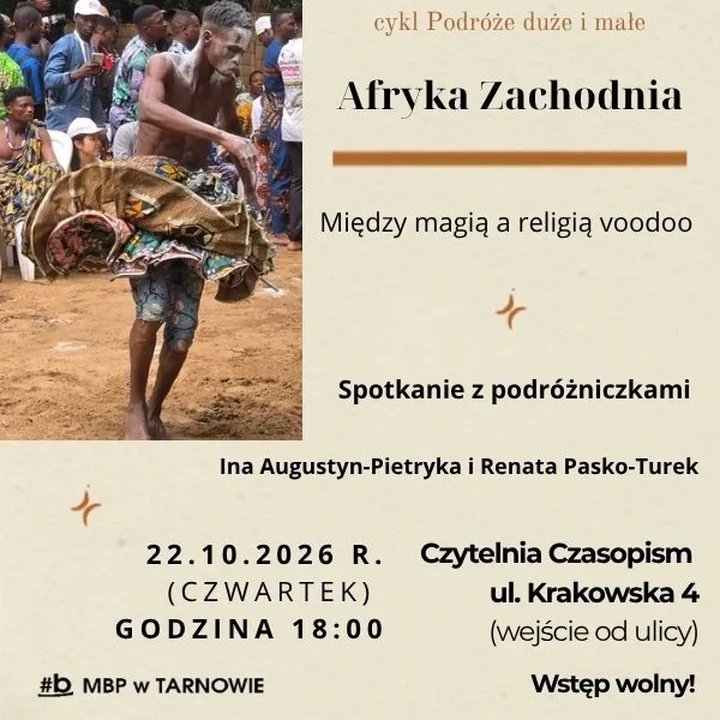 Ponad 70 krajów i opowieść o voodoo. Spotkanie w Tarnowie