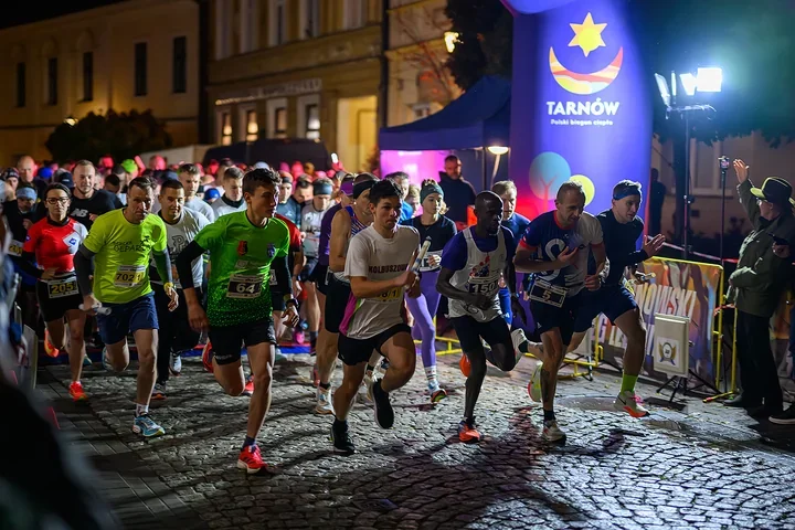 Grafika promocyjna wydarzenia 35. Tarnowski Bieg Leliwitów