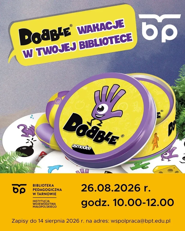 Jedna karta, jeden symbol i dużo emocji. Wakacyjne Dobble w Tarnowie